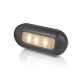 LED OBLONG COURTESY LIGHT - BLACK or Whte CASING  - PC Material - 12 Volts - Available in Warm White or White or Blue - WK-LCL2X - AZLED